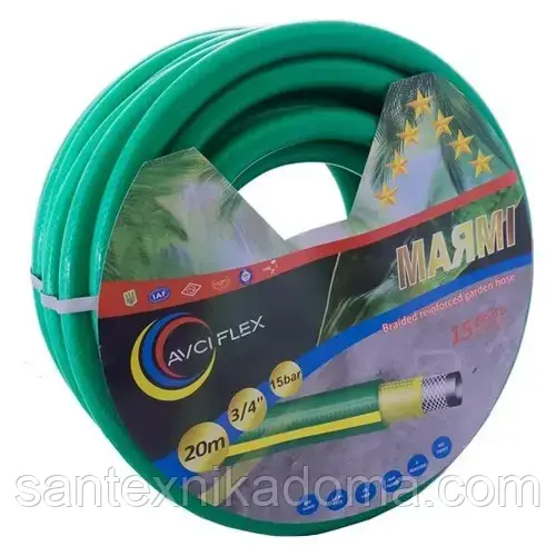Шланг армований для поливу Маями 15Bar садовий 4-шаровий 3/4" 50м