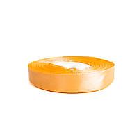 Стрічка атласна для декору та рукоділля персик 1,2 см