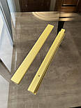 Золоті довгі меблеві дерев'яні ручки, фото 8
