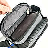 Сумка Чоловіча M&JJ Сірий 15х20х10 см (2094), фото 6