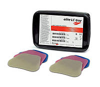 ELITE LC TRAY, 50 шт, фотополімерна пластмаса для виготовлення індивідуальних ложок в пластинах. Колір - рожев