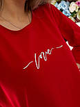 Лонгслів LOVE  7/8 рукав, фото 9