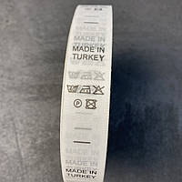 Процентовка " MADE IN TURKEY" 100 м