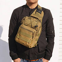 Сумка тактическая Molle ЗСУ 8018 20х28х12 см койот