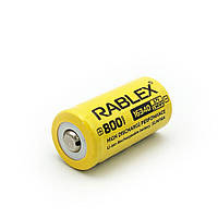 Аккумулятор Li-Ion 16340 Rablex 800mAh (3.7v) - 1шт