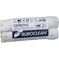 Тряпка для пола Buroclean 50х50 см белая 2 шт. (4823078915283)