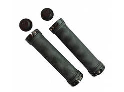 Ручки вело керма LTX SR-70 грипси чорного кольору / гумові з замками ORG