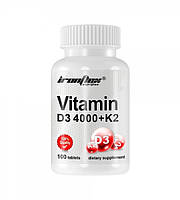 Вітамін D3+K2 IronFlex Vitamin D3+K2 100 tabs