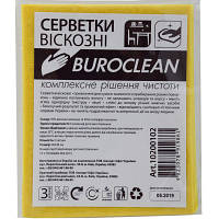 Салфетки для уборки Buroclean вискозные 30х38 см 3 шт. (4823078919861)