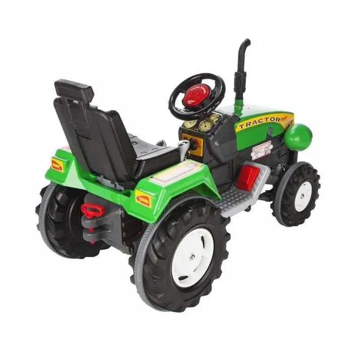 Трактор на аккумуляторе 12 вольт Pilsan зеленый 50102 - фото 2 - id-p1776372939