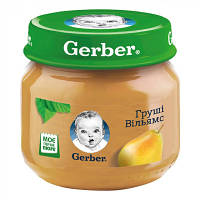 Детское пюре Gerber груши Вильямс 80 г (7613033513237)