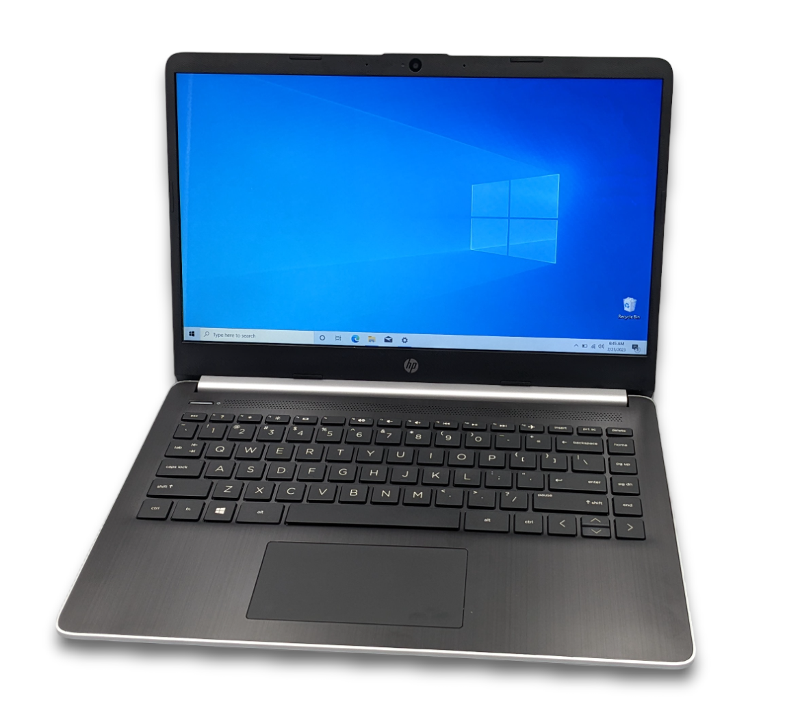 Ноутбук HP 14 i3-1005G1 (4 CPUs) / 4GB RAM / 256GB NVMe / Intel HD/ WIN 10 / WEB / 14"  HD Display