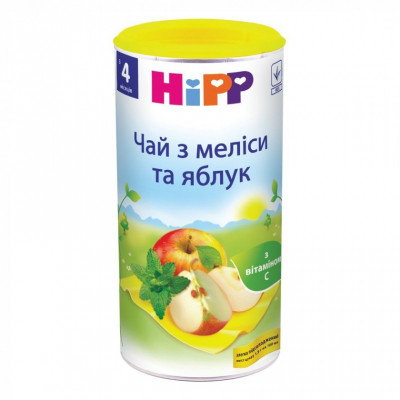 Дитячий чай HiPP з меліси та яблук, 200 г (1423131)