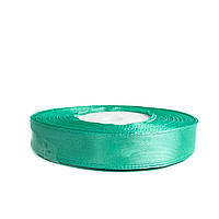 Стрічка атласна для декору та рукоділля лазурний 0,5 см