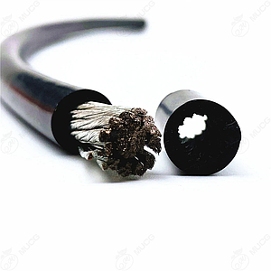 Силіконовий дріт 6 AWG (3200х0,08 мм) Longshengda. Чорний