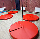 Мат для пілона, Pole Dance з преміум шкірзаму140см*140см* 10см, фото 7