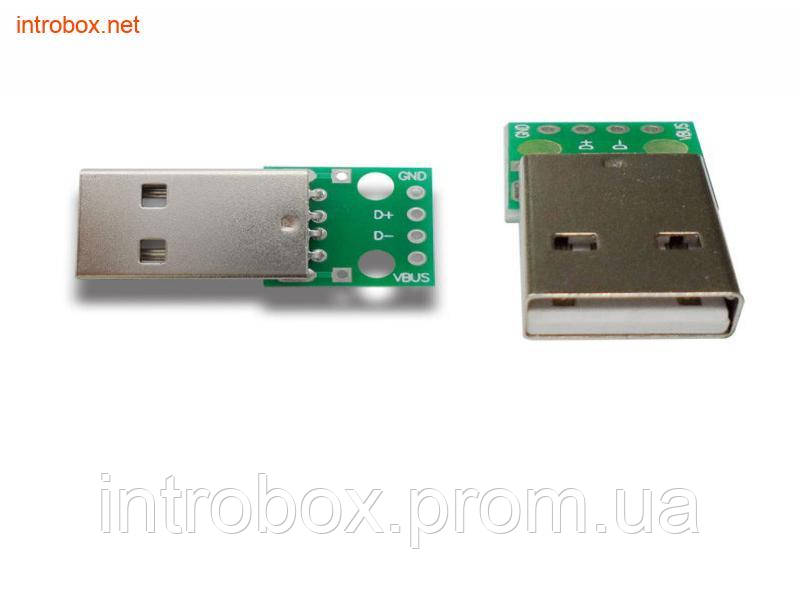 Модуль USB-AM PCB штекер на плате (папка) - фото 1 - id-p1776402880