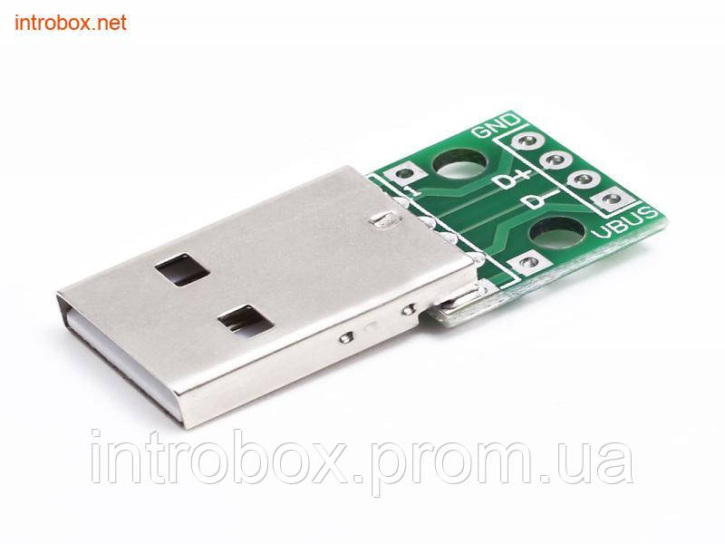 Модуль USB-AM PCB штекер на плате (папка) - фото 2 - id-p1776402880