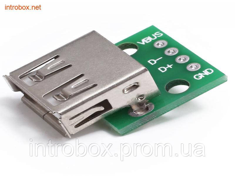 Модуль USB-AF PCB гнездо на плате - фото 1 - id-p1776402881