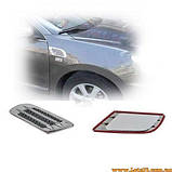 Повітрозабірники автомобіля жабри на авто жабри на крила жабри на капот повітрозабірники на капот повітрозабірники на дах молдинги, фото 3