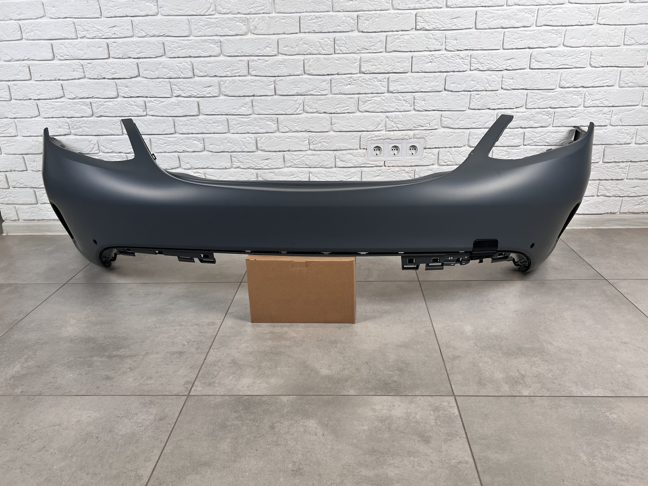 Задний бампер AMG Mercedes C-class W205 2014-2021, фото 1