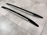 Рейлінги на дах OEM Porsche Cayenne 958 / Volkswagen Touareg 2010-2018 алюміній 2 шт. колір чорний, фото 2