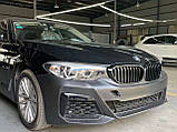 Передній бампер для BMW 5 Series G30 G31 2017-2020 у стилі M Paket LCI 2020+, фото 2