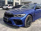 Бампер передній комплектний BMW 3 series G20 / G21 у стилі М8 2017-, фото 5