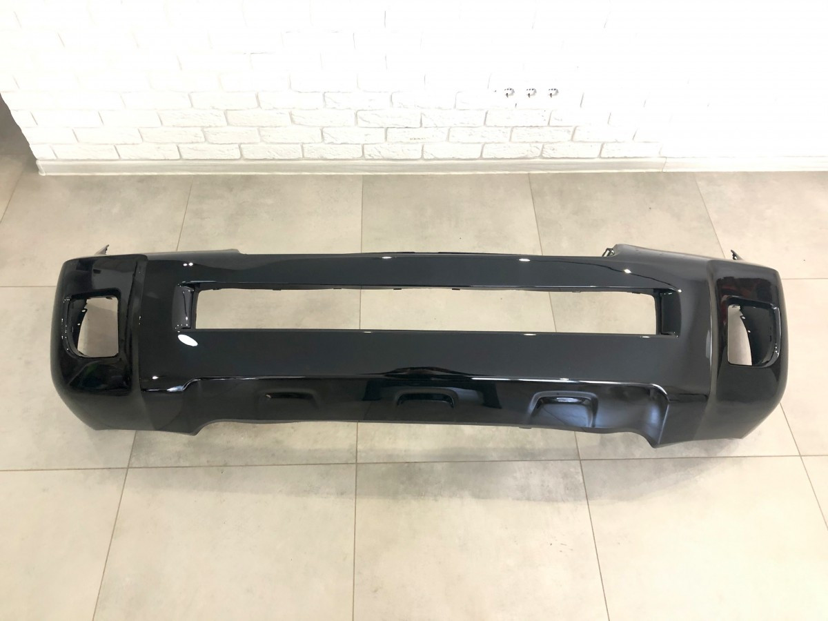 Бампер передній Toyota Land Cruiser 200 2007-2015 рестайлінг 2012 КОЛІР ЧОРНИЙ 202, фото 1
