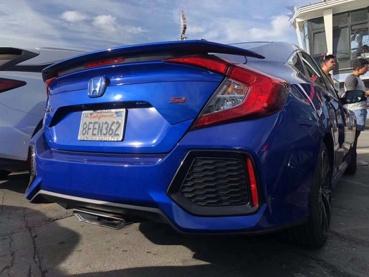 Бампер задній SI Honda Civic 4D 2016-2019 комплектний, фото 1