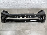 Передній бампер Toyota Land Cruiser Prado 150 2013-2017 колір чорний 202, фото 4