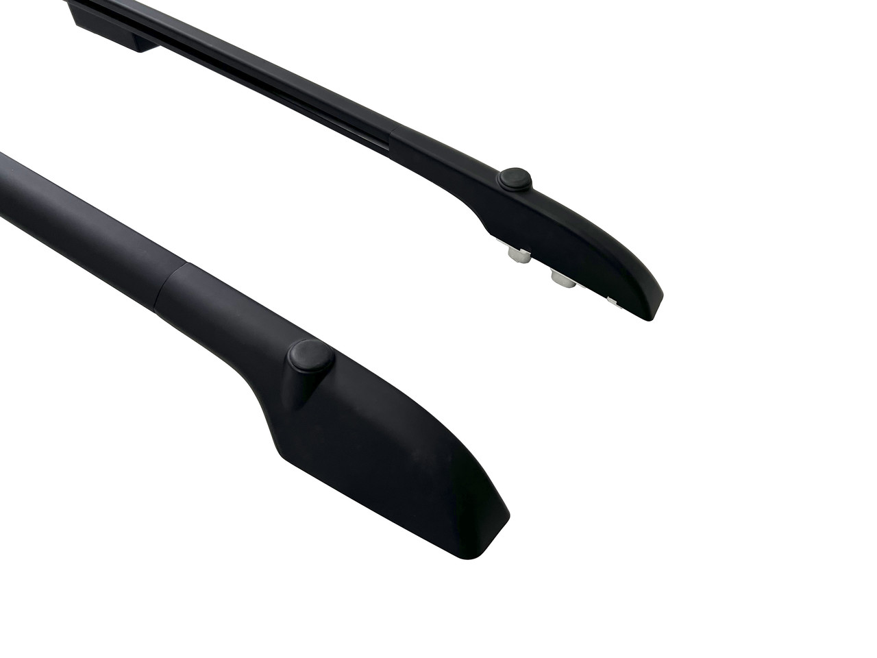 Рейлінги на дах Toyota Land Cruiser 200 2007-2022 З ОТВЕРСТЯМ НА ЗАДНІХ КРИШКАХ ПІД ФЛАГ (алюміній 2шт.), фото 1