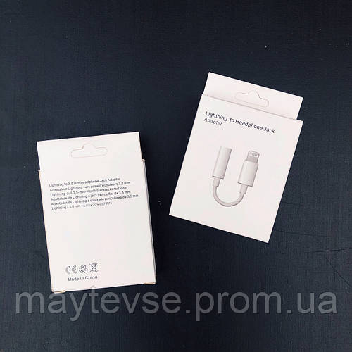 Переходник для айфона с lightning на 3.5mm для наушников, цена 160 грн ...