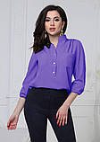 Блуза рубашка базовая норма и батал FG3264, фото 5