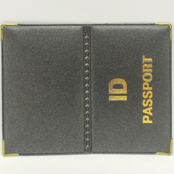 Обкладинки на ID пластиковий паспорт сірий