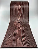 Фасадна дошка гнучка імітація дерева для фасада та інтер'єра колір червоне дерево ФТС Модерна, фото 3