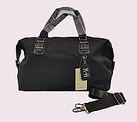 Дорожная сумка саквояж цвет черный 1 отдел 1 фронтальний карман размер 43х30х17 см.