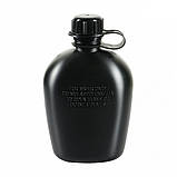 Фляга пластикова 1 л. (чорна), фото 2