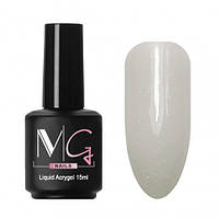 Акрил-гель жидкий MG Nail Liquid Acrygel №06 Серый с микроблеском 15 мл (21600Gu)