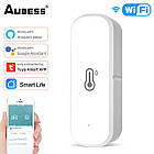 WiFi Розумний датчик температури та вологості живлення від батареї підтримка Alexa Google Home