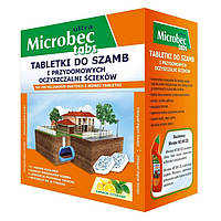 Таблетки для вигрібних ям та септиків Бактерії для септика Microbec Засіб для вуличних туалетів
