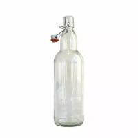 Бутылка прозрачная с бугельной крышкой 500 мл
