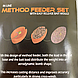 Набір годівниць Method Feeder Set c пресформой 40г/50г/60г/70г, фото 3