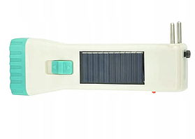 Ліхтар акумуляторний світлодіодний із зарядкою від сонячної батареї та мережі 145*30 мм бузковий
