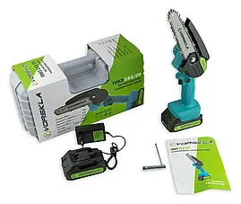 Акумуляторна мініпила VORSKLA ПМЗ 152/20 (Шина 15 см; 2 Акб), фото 2