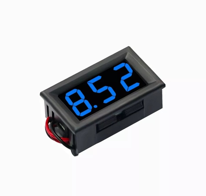 Вольтметр DC 4,5-30В Blue, фото 1