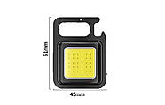 Ліхтарик карабін 800 mAh магніт, батарея LED USB Rechargeable Work, фото 4