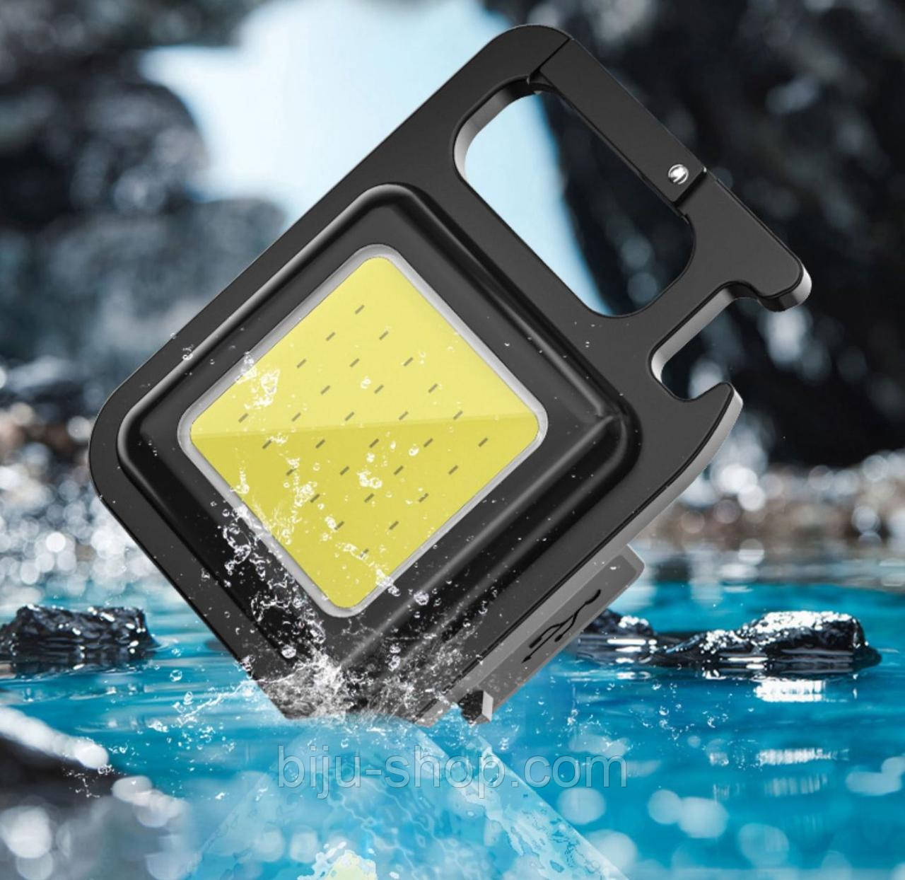 Ліхтарик карабін 800 mAh магніт, батарея LED USB Rechargeable Work