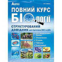 ЗНО. Біологія. Повний курс. Структурований довідник для підготовки до ЗНО та ДПА [Соболь, вид. Абетка]