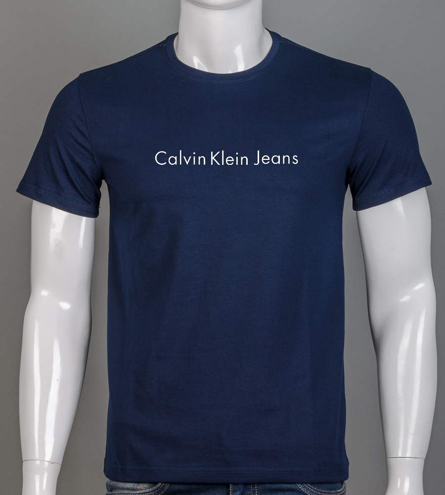 Футболка чоловіча Calvin Klein Jeans 2521м (Уп.4шт M-XXL), Темно-синій, фото 1